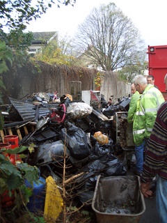 rubbish pile