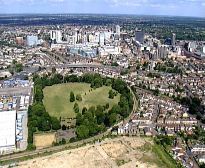 Wandle Park from the Air